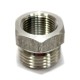 SS Bushing Hex Adapter Male/Female Heavy Stainless Steel 316.